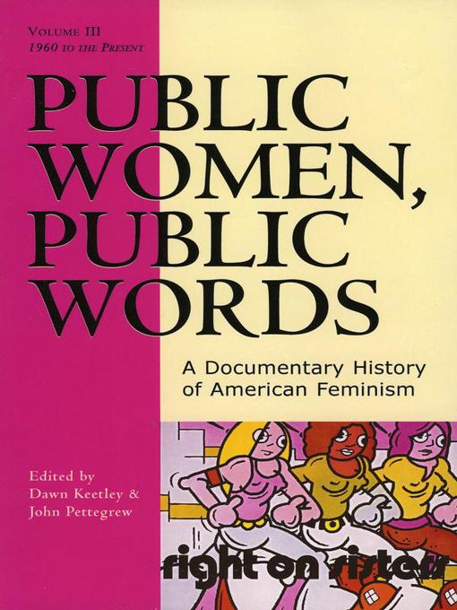 Title details for Public Women, Public Words by Dawn Keetley - Available